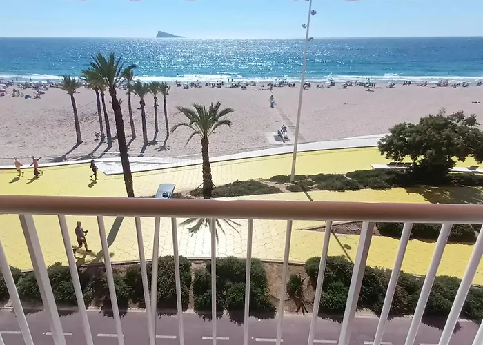 Apartamento Acapulco Luxe Piso 3 En 1A Linea Playa Poniente Benidorm Top Vistas Al Mar Espectaculares Y De Luxe Con Acceso A Piscina Y Garaje Privado